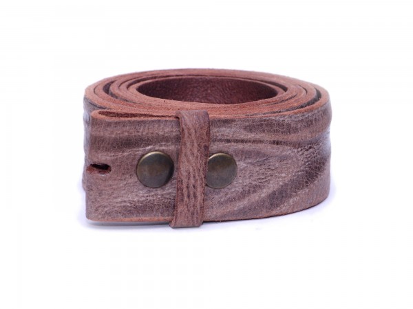 Wechselgürtel 4cm Schrumpfleder dunkelbraun